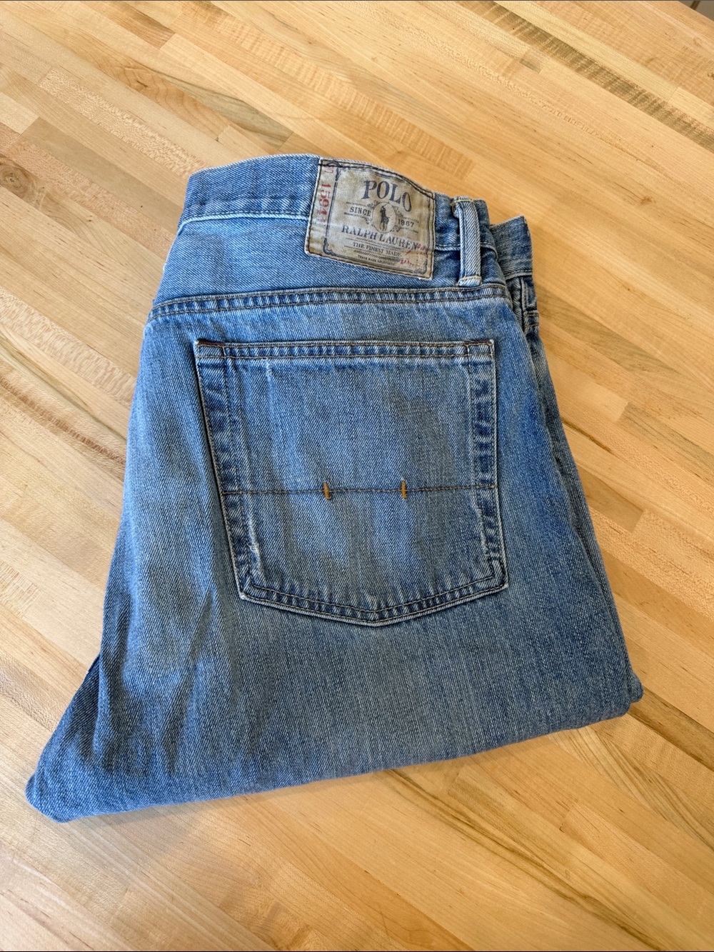 Polo by Ralph Lauren Vintage 67 Light Blue Relaxed Men's Jeans